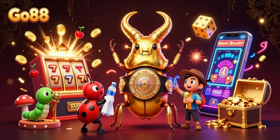 Win big with Go88's vibrant gaming excitement in this dynamic casino scene.
